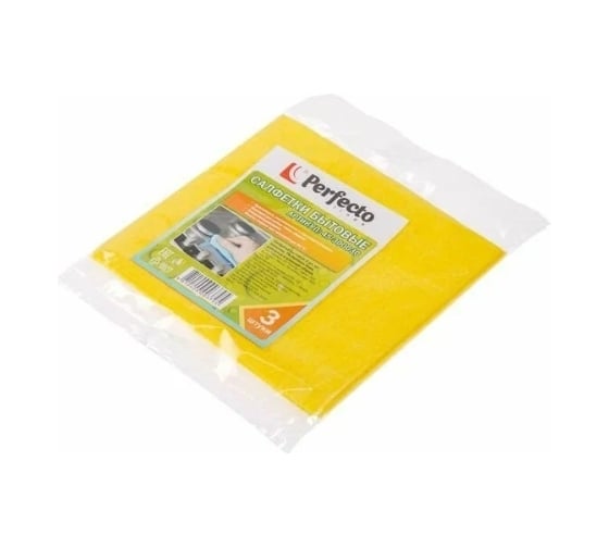Бытовые салфетки PERFECTO LINEA вискоза, 3 штуки 45-300030 1