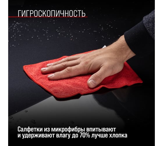 Салфетка SKYWAY набор микрофибра 20х20 см, прямоугольники, 4 шт. S00902013