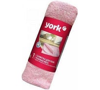 Хлопковая салфетка для пола YORK МЕГА розовая, в рулоне, 220г/м2, 75x100 см 022290