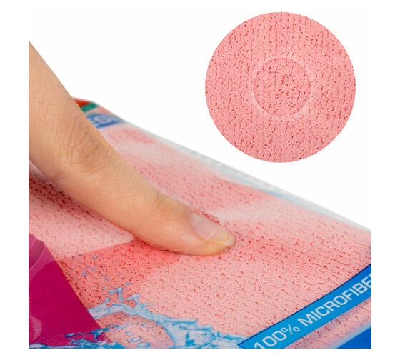 Губчатая супервпитывающая салфетка из микрофибры LAIMA PVA HIGH ABSORB, комплект 2 шт., 30x30 см 607790