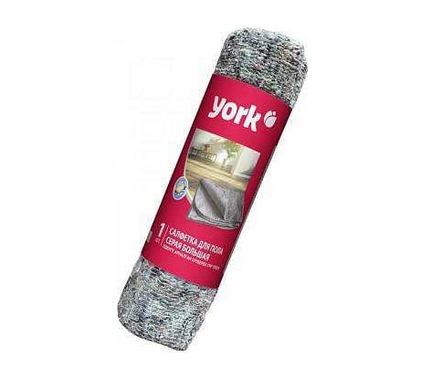 Хлопковая салфетка для пола YORK серая, в рулоне, 260г/м2, 60x75 см 022310