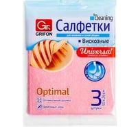 Салфетки для кухни из вискозы GRIFON 30x26 см, 3 шт в уп, 5 упаковок 910-002_5