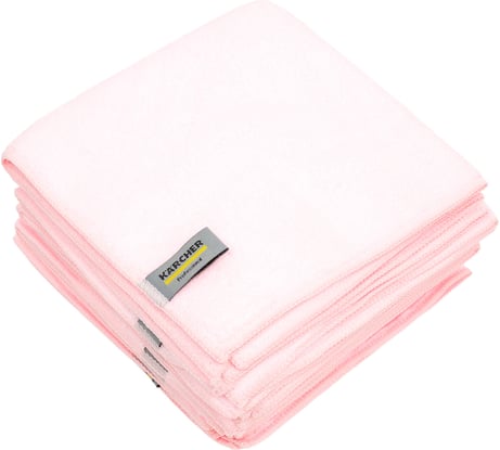 Салфетки из микроволокна Karcher Premium, красные 10 шт. 3.338-272.0