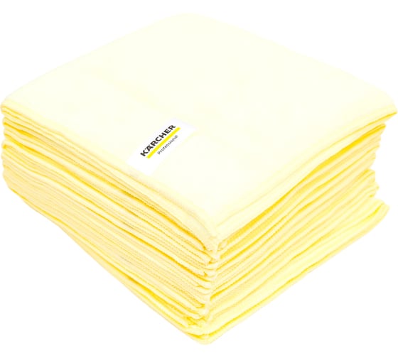 Салфетки из микроволокна Karcher Premium, желтые 10 шт. 3.338-276.0