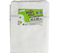 Тряпка для пола ООО Комус Vash Gold Premium вискоза, 50x80 см, белая 1594197