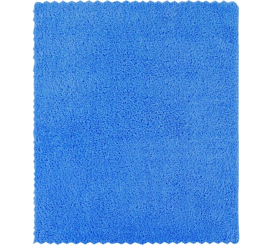 Тряпка для мытья пола из микрофибры LAIMA HOME "ULTRASONIC INDIGO COLOUR" 70x80 см, синяя 608220