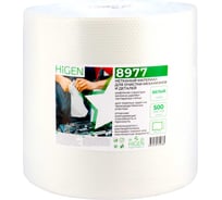 Белые прочные салфетки для работы с острыми и грубыми поверхностями Higen nx80 8977