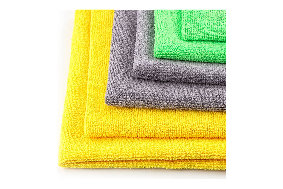 Универсальная микрофибра без оверлока Shine systems Terry Towel 40х40см, 6  шт. SS582 - выгодная цена, отзывы, характеристики, фото - купить в Москве и  РФ