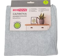 Салфетка для уборки Econova 1шт, 40x40 см 414040311