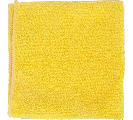 Хозяйственная салфетка Luscan микрофибра 30x30 см 200 гкв.м желтая 1612796