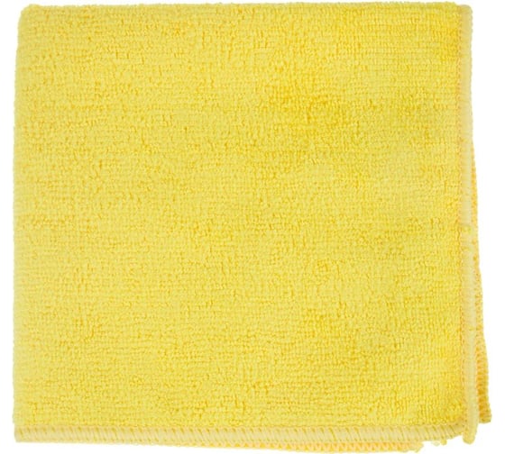 Салфетки хозяйственные Luscan микрофибра 30x30 см, 300 г кв.м, желтые 3 шт. в уп. 1612788