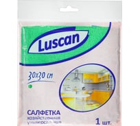 Хозяйственная салфетка Luscan микрофибра 30x30 см 200 гкв.м зеленая 1612794 26341031