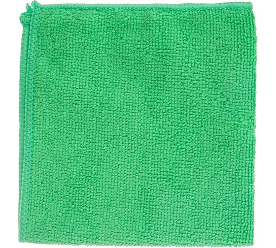 Хозяйственная салфетка Luscan микрофибра 30x30 см 200 гкв.м зеленая 1612794