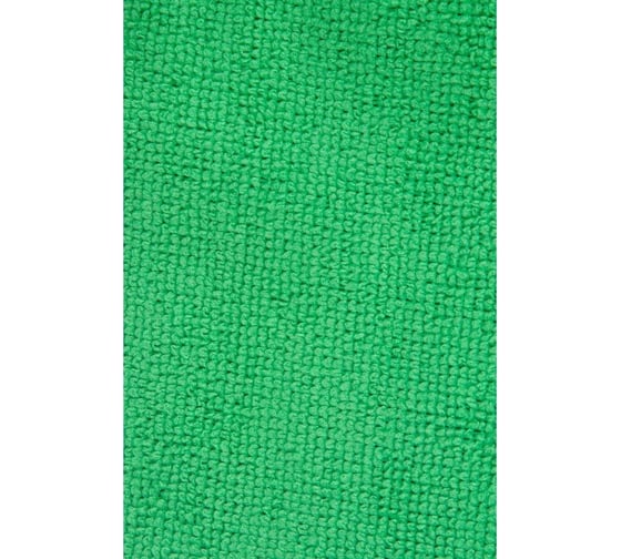 Хозяйственная салфетка Luscan микрофибра 30x30 см 200 гкв.м зеленая 1612794