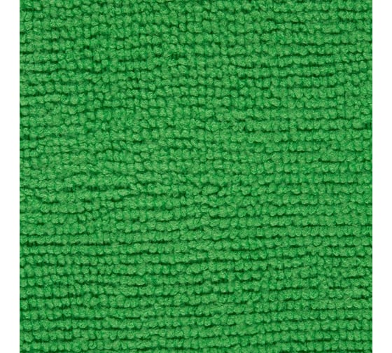 Салфетки хозяйственные Luscan микрофибра 40x40 300 г/кв.м зеленые, 3 шт. в уп. 1612790