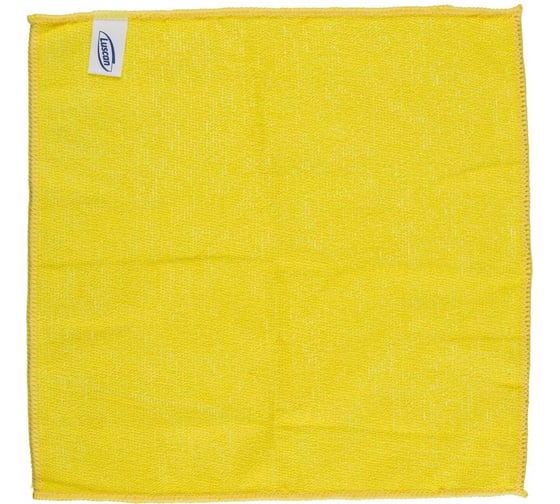 Салфетки хозяйственные Luscan микрофибра 40x40 см, 300 г/кв.м желтые, 3 шт. в уп. 1612792