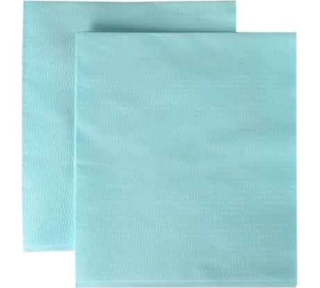 Нетканые cалфетки для обезжиривания BOOMER w-son 500, целлюлоза/полиэфир, 73 г/м², 30x38  см., бирюзовый 800532