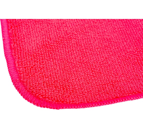 Микрофибра ACG 35х40 см, 280 г/м2, красная, 5 шт. в уп. 1019744