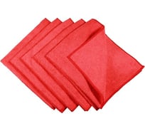 Микрофибра ACG 35х40 см, 320 г/м2, красная, 5 шт. в уп. 1025139