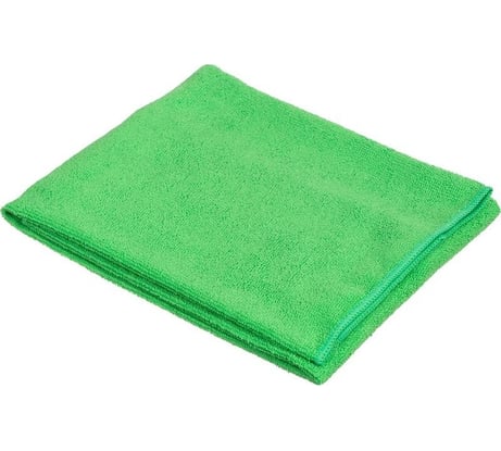 Тряпка для пола ООО Комус из микрофибры, универсальная, 220 г/кв. м, 50x80 см, зеленая 1612808