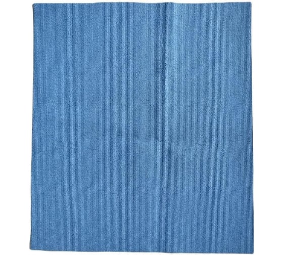Хозяйственные салфетки ООО Комус из микрофибры ПУ покр 250 г/кв. м, 35x40 см, 5 шт. в упаковке, синие 1602938 1