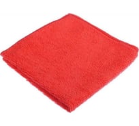 Хозяйственная салфетка ООО Комус микрофибра 220 г/кв. м, 35x35 см, красный, 5 шт. в упаковке 1563649