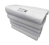 Технические хозяйственные салфетки ООО Комус 40x40 см, х/б мадаполам, белая, 500 шт. в упаковке 1646949