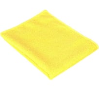 Хозяйственная салфетка ООО Комус микрофибра 220 г/кв. м, 35x35 см, желтый, набор в упаковке 5 шт. 1563647