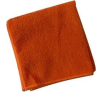 Хозяйственная салфетка ООО Комус микрофибра 220 г/кв. м, 30x30 см, оранжевая, 1 шт. 1422465
