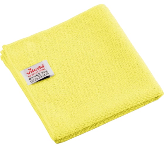 Салфетка Vileda Professional "МикроТафф плюс" 38x38 см, желтый 169923 25492