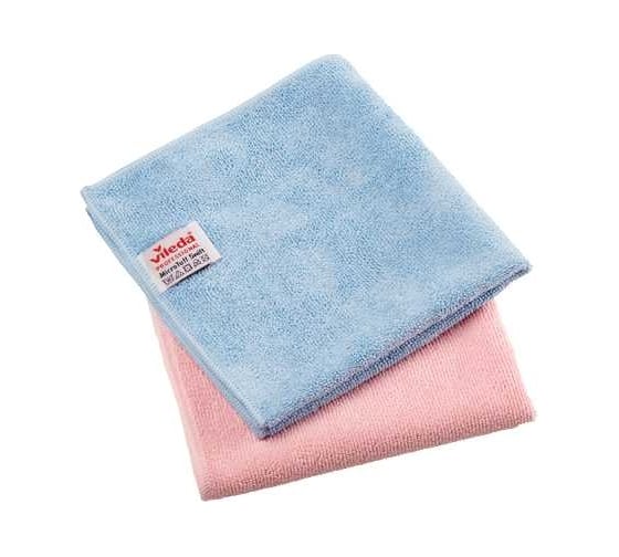 Салфетка Vileda Professional "Микротафф Свифт" 38x38 см, зеленая 169901 25575