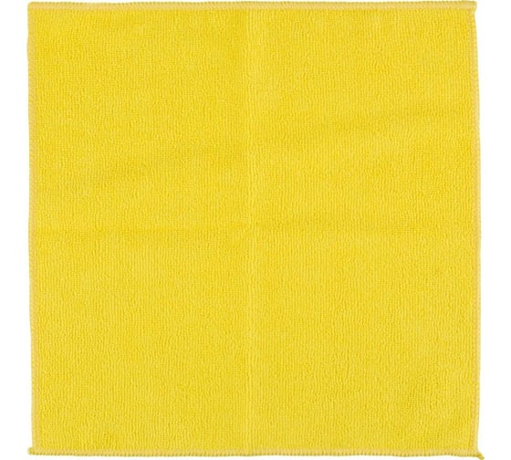 Универсальная салфетка хозяйственная из микрофибры Комус 280г/м2, 30x30см желтый 1612802