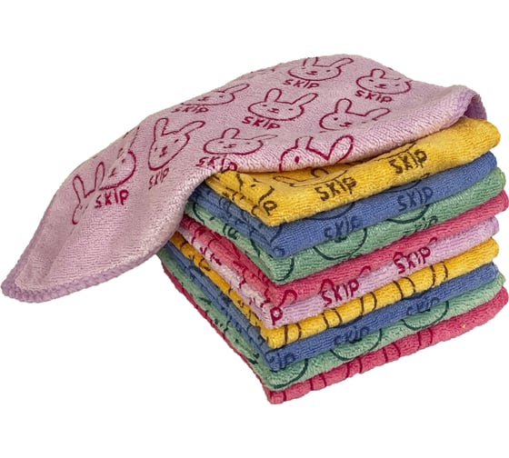 Набор универсальных салфеток из микрофибры LIMROY "Super Soft", 25x25 см. (10 шт.) LR-252-10