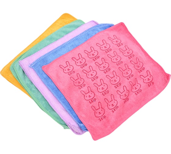 Набор универсальных салфеток из микрофибры LIMROY "Super Soft", 25x25 см. (10 шт.) LR-252-10 1