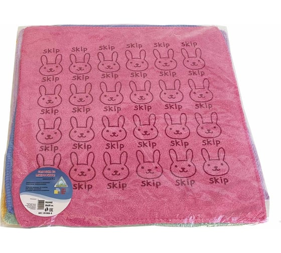 Набор универсальных салфеток из микрофибры LIMROY "Super Soft", 30x30 см. (5 шт.) LR-303-5 1