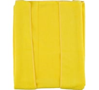 Тряпка для пола Комус из микрофибры, универсальная, 220 г/м2, 50x80 см, желтая 1612809