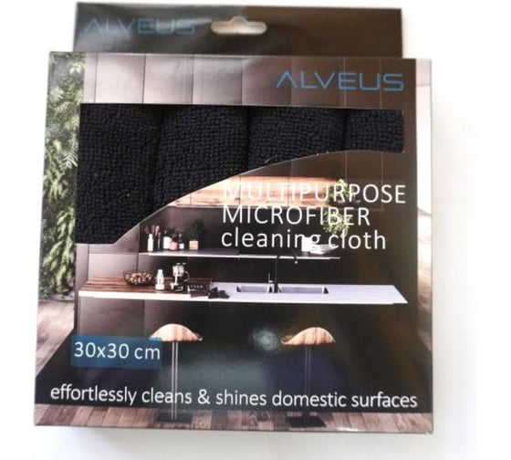 Салфетка из микрофибры ALVEUS 300x300-комплект (4) 1131403