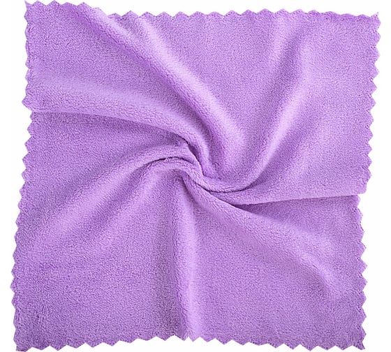 Салфетки для уборки LAIMA Pastel Home из плюшевой микрофибры, 30x30 см, комплект 10 шт 608445
