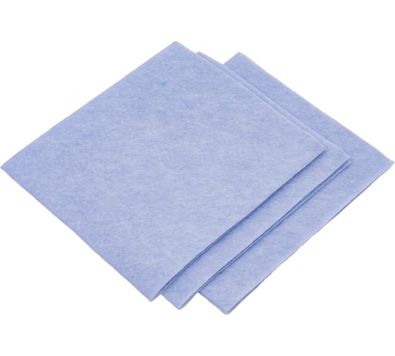 Вискозная хозяйственная салфетка Optiline 30x34 см, 3 шт, синий 31-3470