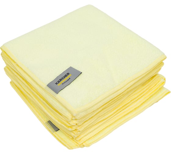 Салфетки из микроволокна KARCHER Standard 38x38 см, желтые 6.999-401.0 1