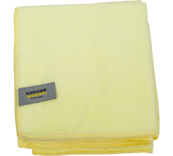 Салфетки из микроволокна KARCHER Standard 38x38 см, желтые 6.999-401.0