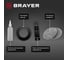 Мойщик окон BRAYER 5000BR мощность 72вт, аккумулятор 650мАч, мощность всасывания 2800Па, время работы 40мин BR5000 4