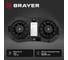 Мойщик окон BRAYER 5000BR мощность 72вт, аккумулятор 650мАч, мощность всасывания 2800Па, время работы 40мин BR5000 7