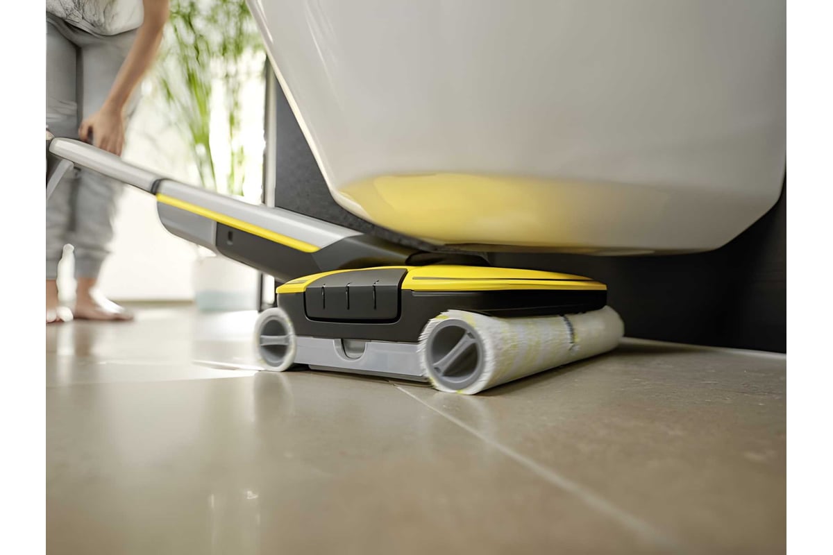 Электрошвабра Karcher FC 7 Cordless - выгодная цена на аппарат для влажной  уборки пола Karcher FC 7 Cordless, желтый, отзывы, характеристики, фото -  купить в Москве