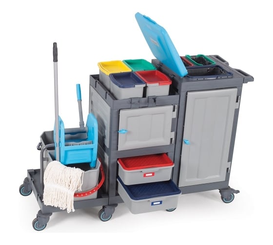 Уборочная тележка для медицинских учреждений Fantom professional PROCART1363