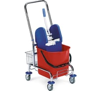 Уборочная тележка Filmop хромированная сталь 8016