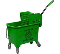 Уборочная тележка Комус 1-ведерная с отжимом 20 л зеленая IN0671 2084872