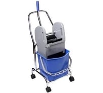 Тележка одноведерная ACG 17л с отжимом, база хром, без корзины 1017065