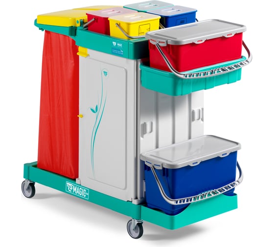 Тележка TTS MAGIC SYSTEM 720 SAFETY большая база, 125 мм колёса MS720S0C0A00 1