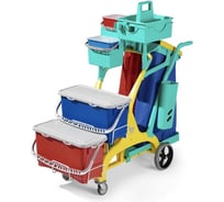 Тележка TTS NICK STAR HEALTHCARE 2030 с герметичными контейнерами и 2 колесами д 200 мм 00K06830